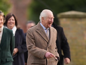 The King at church in Norfolk