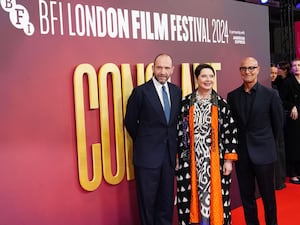 Ralph Fiennes, Isabella Rossellini and Stanley Tucci