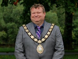 Builth Wells Mayor Councillor Gwyn Davies