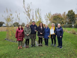 Nesscliffe residents receive their award