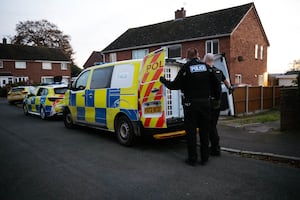 Raid with Shrewsbury Police in Harlescott.