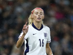 England forward Chloe Kelly during a Women’s Euro 2025 qualifying match at Carrow Road, Norwich