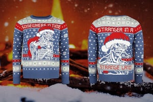 Iron Maiden Christmas jumper