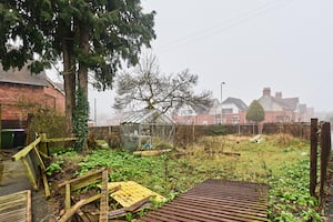 A spacious overgrown garden. Picture: Rightmove & Auction Hammer Midlands. 