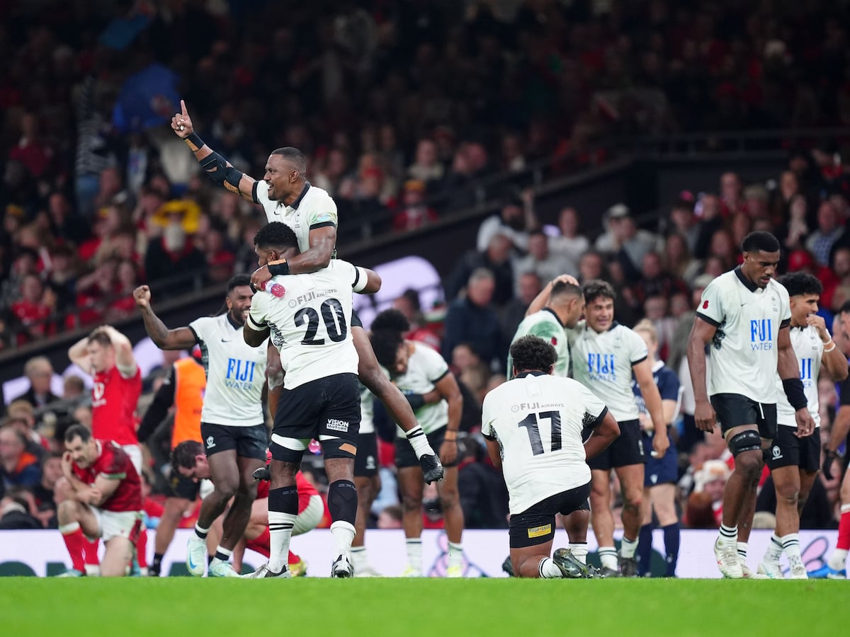 Wales stumble to 10th straight Test defeat as Fiji emerge triumphant in Cardiff