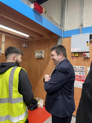   Shaun Davies MP visits JTL Telford to mark National Apprenticeship Week.