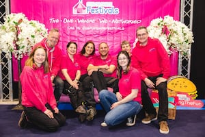 The Shropshire Festivals team at last year's event