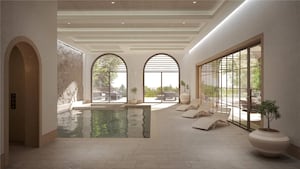 The designs show a pool and sauna. Photo: Berrys/Rightmove