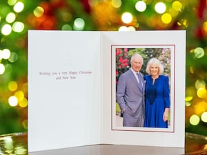 The 2024 Christmas card of the King and Queen features of photo of the couple taken by Millie Pilkington