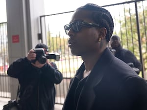 ASAP Rocky outside court