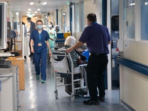 Staff on a hospital ward