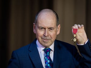 Rory Cellan-Jones after being made an Officer of the Order of the British Empire