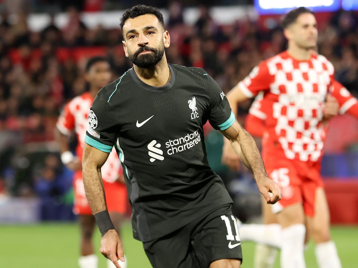 Mohamed Salah’s landmark goal pulls Liverpool clear in Champions League