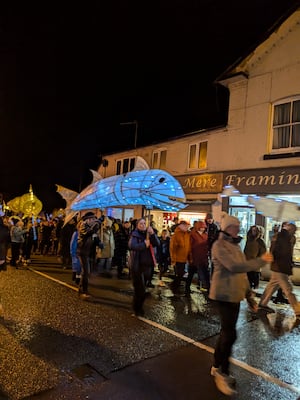 The parade had an aquatic theme. Photo: Juliet Shone