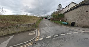 The former Hay-on-Wye cattle market site could become a Powys council run long stay car park. From Google Streetview.