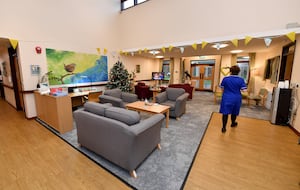 The communal area on the Perry Ward.