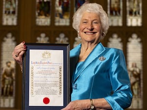 Lady Mary Peters receives the Freedom of the City of London