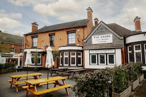 The Crown Joules is a distinctive pub in the centre of Codsall