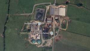 Barnes Farm, in Rowton, from the air: Picture: Google Maps