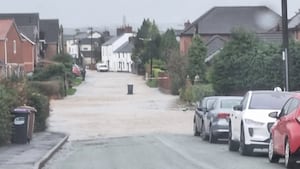 Gobowen was flooded. Picture: James Lewis/Oswestry Fire Station