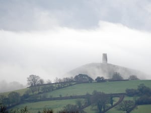 St Michael’s Tower on top of Glastonbury Tor, Somerset (Ben Birchall/PA)