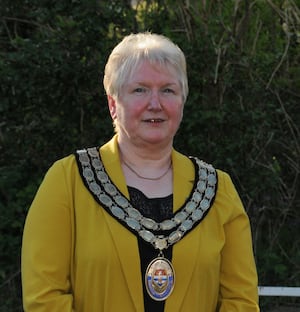 Knighton Mayor Councillor Chris Branford