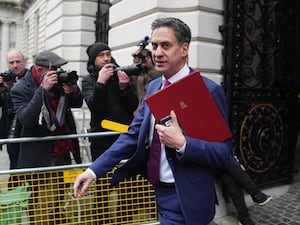 Ed Miliband in Whitehall