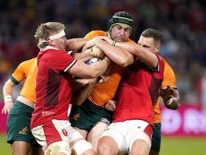 Wales and Australia get to grips