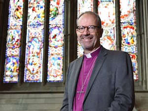 The Bishop of Hereford Richard Jackson spoke of his childhood memories of Christmas and how Christmas without Christ was inconceivable 