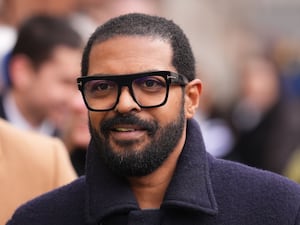 Noel Clarke outside the Royal Courts of Justice