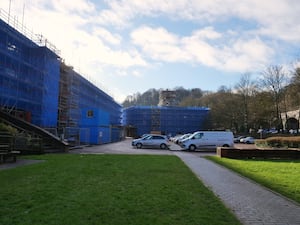 Restoration work is underway at Coalbrookdale Museum of Iron and the Long Warehouse. Picture: Ironbridge Gorge Museum Trust