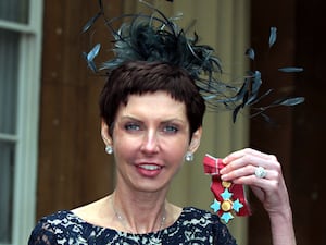 Bet365's Denise Coates with her Commander of the British Empire medal in 2012