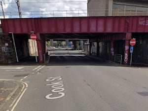 The railway bridge on Cook Street in Glasgow (Google Maps)