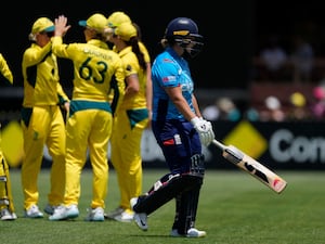 Alice Capsey trudges off after her dismissal