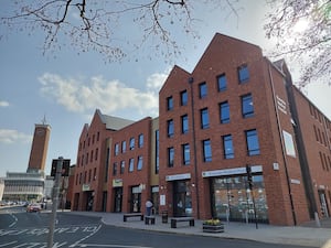 The Tannery building on Barker Street, Shrewsbury. The former student accommodation block has been converted into temporary accommodation for homeless people.