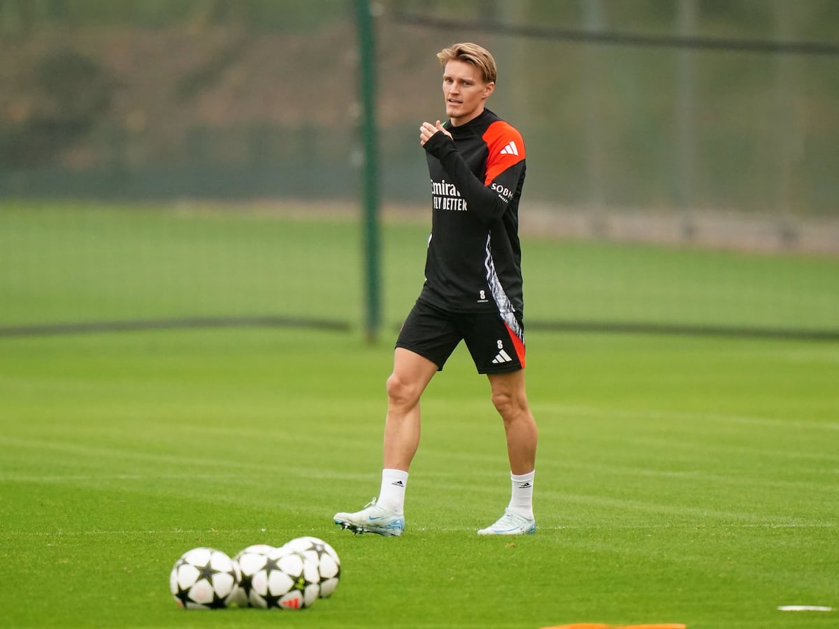 Martin Odegaard could make Arsenal return against Inter Milan