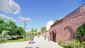 An artist impression of the new park