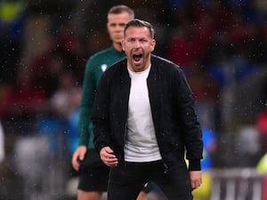 Wales manager Craig Bellamy on the touchline in their Nations League match against Turkey in Cardiff