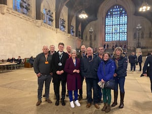 David Chadwick MP and Daisy Cooper MP with Brecon Radnor and Cwm Tawe Farmers