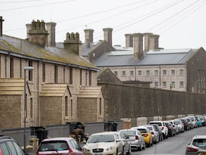 An exterior view of Portland Prison and Young Offender Institute