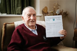 Geoff Porter from Edmond near Newport has been singing with the Newport Male Voice Choir since 1950