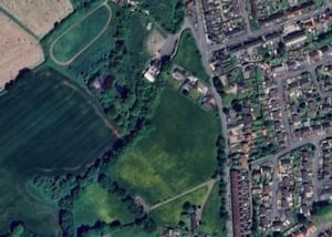 53 new homes are planned for the field off Woodhill Road in Highley, near Bridgnorth. Photo: Google