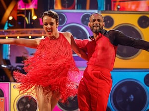 JB Gill and Lauren Oakley (Guy Levy/BBC/PA)