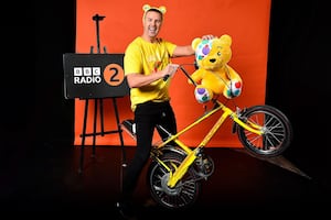 Paddy McGuinness gets ready for his challenge.