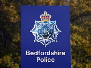 Bedfordshire Police sign