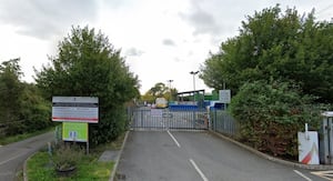 Llanfoist Waste And Recyling Facility near Abergavenny in Monmouthshire. From Google Streetview