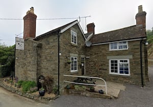 The Miners Arms sits on the England/Wales border and is available for just £15,000