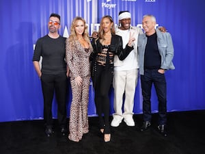 Britain’s Got Talent judges Amanda Holden, Simon Cowell, KSI, Bruno Tonioli and Alesha Dixon