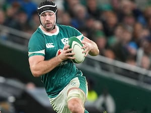 Caelan Doris during Ireland's autumn win over Fiji