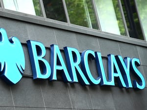 File photo dated 18/07/18 of a general view of Barclays Bank in London